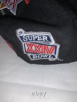 Vintage 90s San Francisco 49ers Superbowl Snapback Hat Super Bowl XVI One Size
