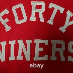 Vintage 90s San Francisco 49ers Wool Jacket by Chalk Line M S Made in USA Niners