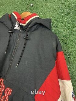 Vintage 90s Starter San Francisco 49ers Puffer Jacket Mens XL Black Red White