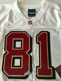 Vintage Adidas Authentic San Francisco 49ers Terrell Owens Jersey NWT Size 52