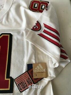 Vintage Adidas Authentic San Francisco 49ers Terrell Owens Jersey NWT Size 52