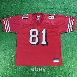 Vintage Adidas Terrell Owens #81 San Francisco 49ers NFL Football Jersey Sz L