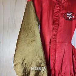 Vintage Apex One Pro Line San Francisco 49ers Men's 4X Jacket 90s 100% Original