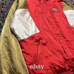 Vintage Apex One Pro Line San Francisco 49ers Men's XL Jacket 90s 100% Original