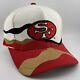 Vintage Apex One San Francisco 49ers Adjustable Snapback Hat Wave Splash White