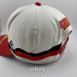 Vintage Apex One San Francisco 49ers Adjustable Snapback Hat Wave Splash White