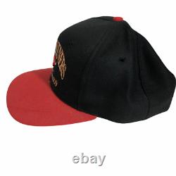 Vintage Blackdome San Francisco 49ers Snapback Diamond Spellout Logo AJD Hat Cap