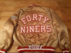 Vintage Chalk Line San Francisco 49ers FORTY NINERS Jacket Size RARE XL