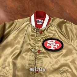 Vintage Chalkline San Francisco 49ers NFL Satin Jacket Youth large Adult XS