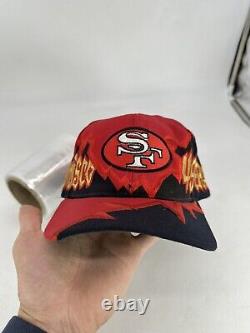 Vintage Clutch Team Jagged Edge NFL Football San Francisco 49ers SnapBack Hat
