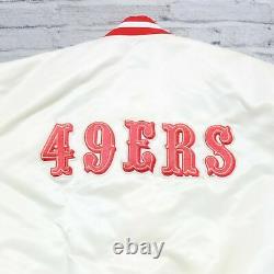 Vintage Deadstock 90s San Francisco 49ers Satin Jacket by Starter Made in USA