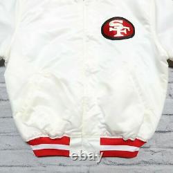 Vintage Deadstock 90s San Francisco 49ers Satin Jacket by Starter Made in USA