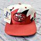 Vintage Deadstock San Francisco 49ers Double Sharktooth Wool Snapback Hat Cap