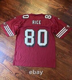 Vintage Jerry Rice San Francisco 49ers 1998 Starter Jersey Mens 48 Large 90s NFL