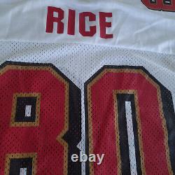 Vintage Jerry Rice San Francisco 49ers Jersey Wilson White NFL Apparel Clean