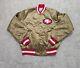 Vintage Locker Line San Francisco 49ers SF Gold Satin Jacket Size Large