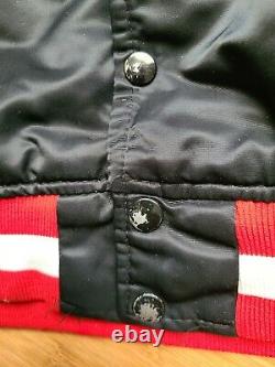 Vintage Mens Starter San Francisco 49ers Satin Jacket Size Small-Black
