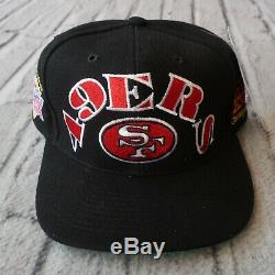 Vintage NEW 90s San Francisco 49ers Superbowl Snapback Hat by Annco Cap