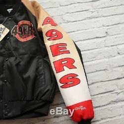 Vintage NEW San Francisco 49ers Jacket by Chalk Line Size L Made in USA