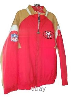 Vintage NFL Apparel San Francisco 49ers Red Gold Apex One NFL Parka size XL
