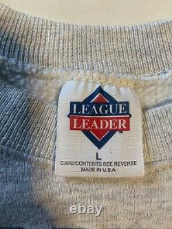 Vintage NFL Flintstones Crewneck Sweater San Francisco 49ers Grey SIZE L RARE