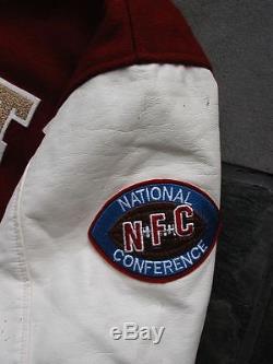 Vintage NFL L S. F. 49ers Chalk Line Jacket Nice Wool Patches