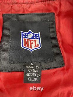 Vintage NFL San Francisco 49ers Black Satin Jacket Size Medium