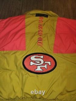 Vintage NFL San Francisco 49ers Down Coat Triple F. A. T. Goose size XL