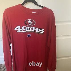 Vintage NFL San Francisco 49ers Fan Shirt Hat hoodie Fleece Large X-large 6 Pc