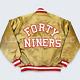 Vintage NFL San Francisco 49ers Starter 80s 90s Satin Gold Bomber Jacket