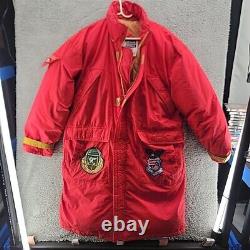 Vintage NFL San Francisco 49ers Triple F. A. T Goose Down Parka Coat Large 90s