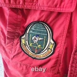 Vintage NFL San Francisco 49ers Triple F. A. T Goose Down Parka Coat Large 90s