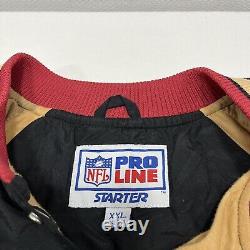 Vintage NFL Starter Pro Line San Francisco 49ers Pullover Windbreaker Jacket XXL