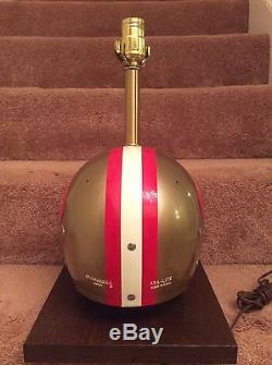 Vintage Old Riddell Kra-Lite Football Helmet Lamp -1971 San Francisco 49ers