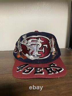 Vintage RARE san francisco 49ers sports specialties looney tune snapback hat