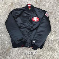 Vintage Rare 80's 90's SAN FRANCISCO SF 49ers REVERSIBLE STARTER Jacket Size XL
