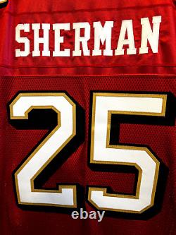 Vintage Richard Sherman Authentic Reebok Jersey Size XL San Francisco 49ers