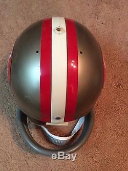 Vintage Riddell Kra-Lite Old Football Helmet- 1972 San Francisco 49ers