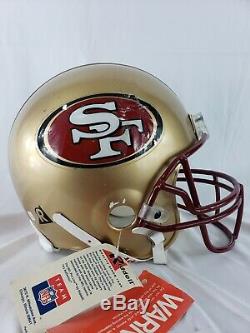 Vintage SAN FRANCISCO 49ERS NFL Riddell Full Size Authentic Football Helmet
