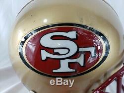 Vintage SAN FRANCISCO 49ERS NFL Riddell Full Size Authentic Football Helmet