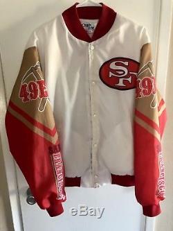 Vintage SAN FRANCISCO 49ers 80s USA Chalk Line FANIMATION Jacket XL