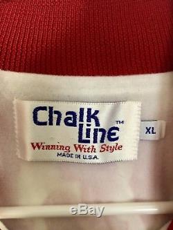 Vintage SAN FRANCISCO 49ers 80s USA Chalk Line FANIMATION Jacket XL