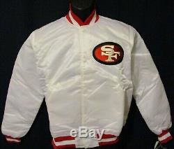 Vintage SF 49ers STARTER Jacket SATIN NFL ProLine LETTER NWT NEW Old Stock MED
