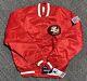 Vintage STARTER NFL San Francisco 49ers Red 80's 90's Satin Jacket Large NWT