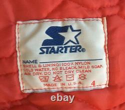 Vintage STARTER Pro Line SF San Francisco 49ers Rare Black Satin Jacket Large