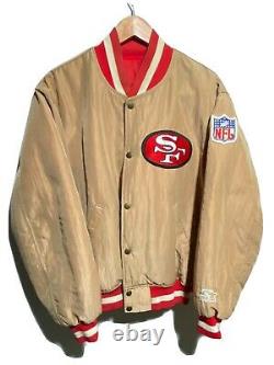 Vintage STARTER San Francisco 49ers Pro Line Jacket Size Medium