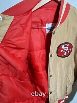 Vintage STARTER San Francisco 49ers Pro Line Jacket Size Medium