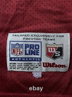 Vintage STEVE YOUNG San Francisco 49ers WILSON PRO LINE Size 52 Jersey RARE