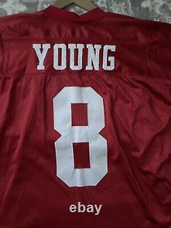 Vintage STEVE YOUNG San Francisco 49ers WILSON PRO LINE Size 52 Jersey RARE