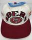 Vintage San Francisco 49ers Annco Pro Model Super Bowl Champs Snapback Hat White